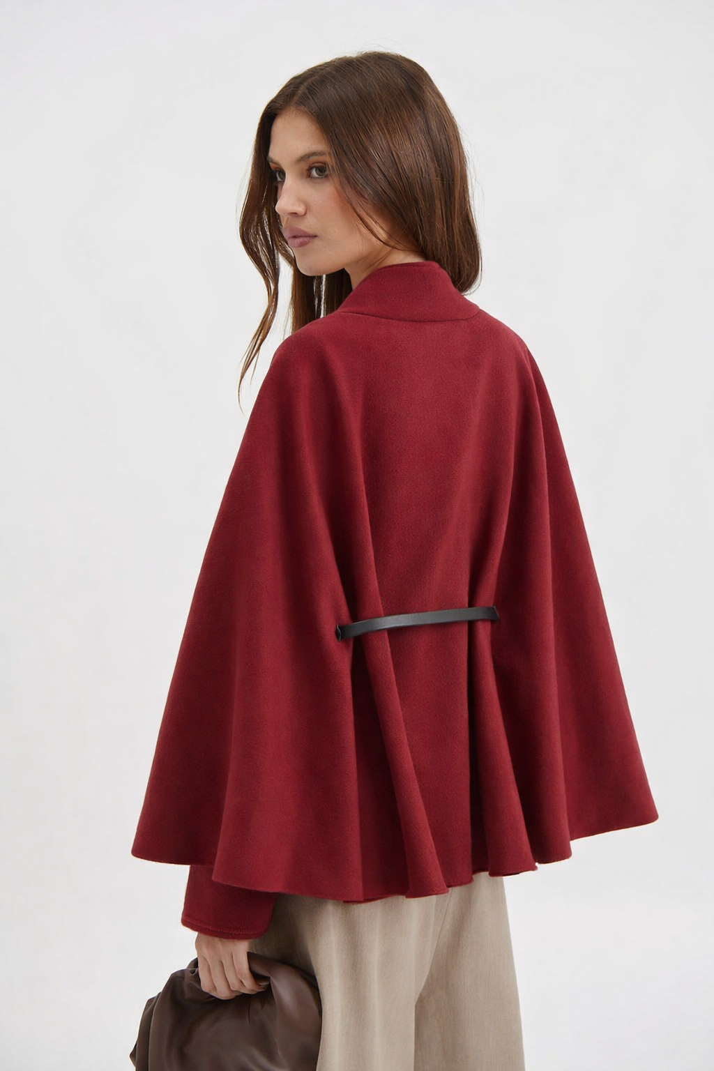 Belted Cape Poncho