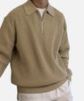 Maison Verdi | Men's Half-Zip Vintage Premium Knit Sweater