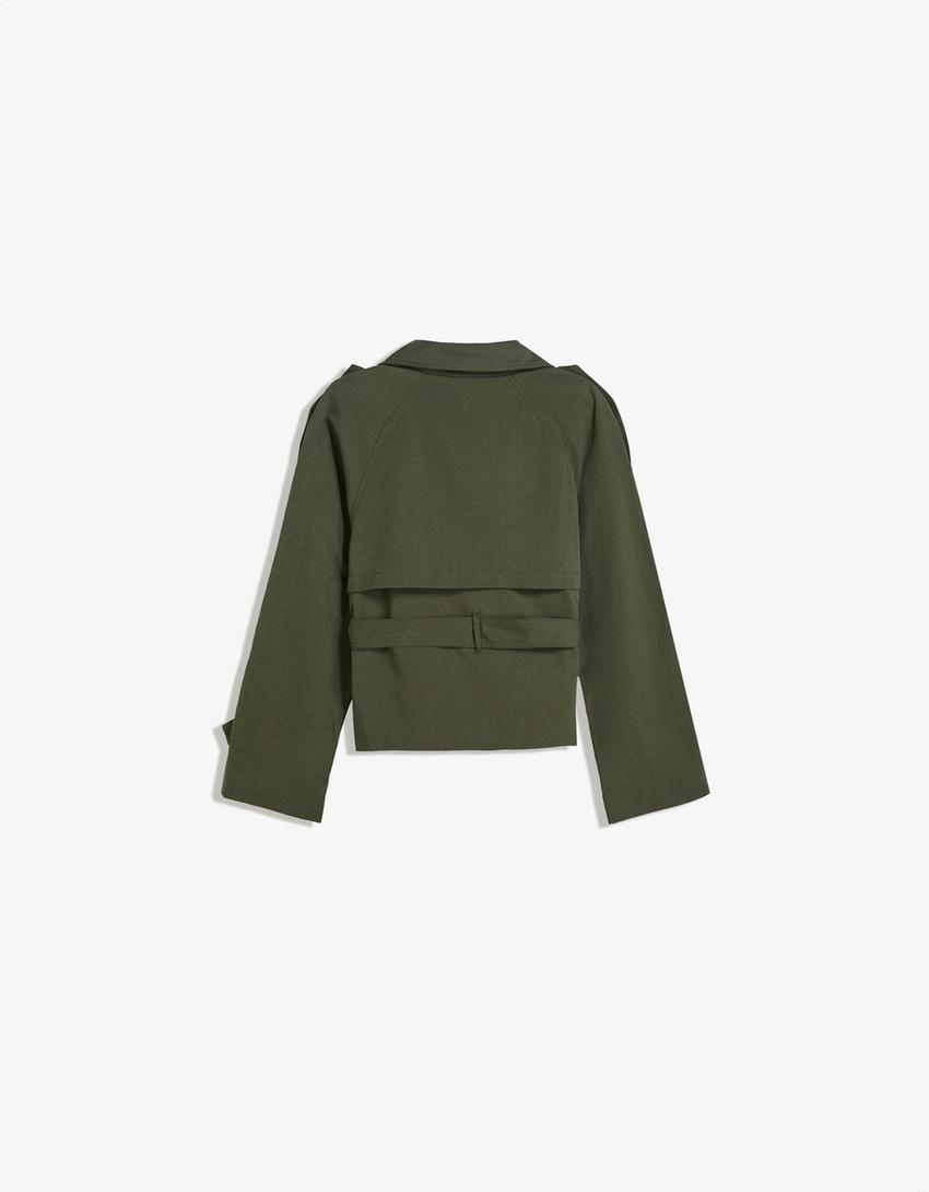 Short trench coat
