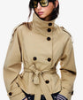Short trench coat
