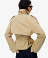 Short trench coat