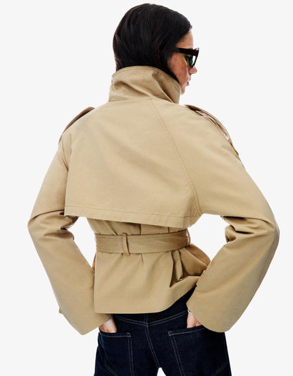 Short trench coat
