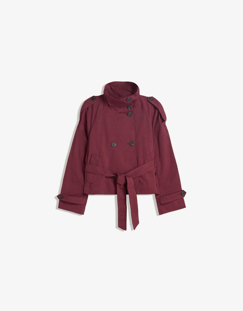 Short trench coat