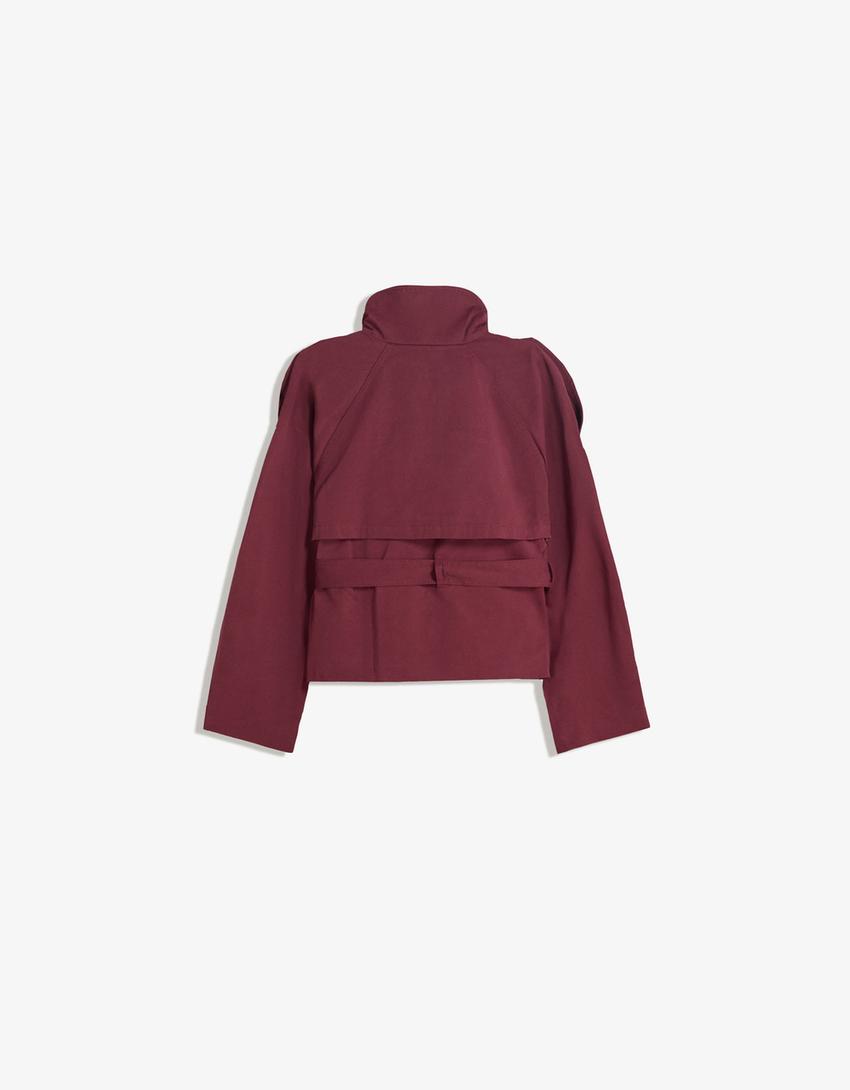 Short trench coat