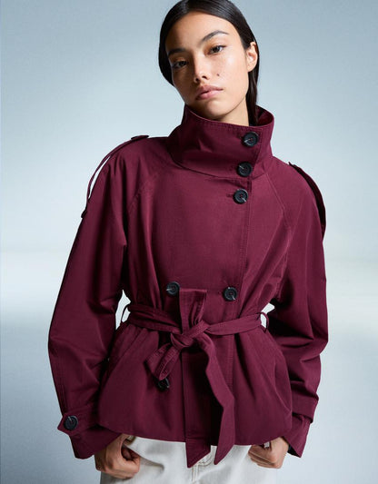 Short trench coat