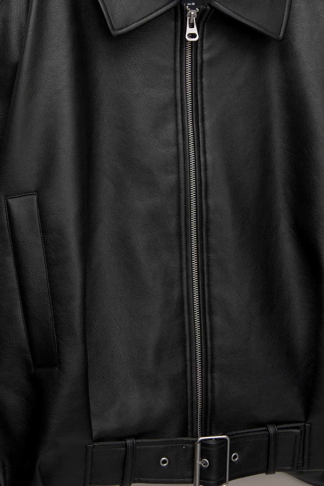 Faux leather jacket