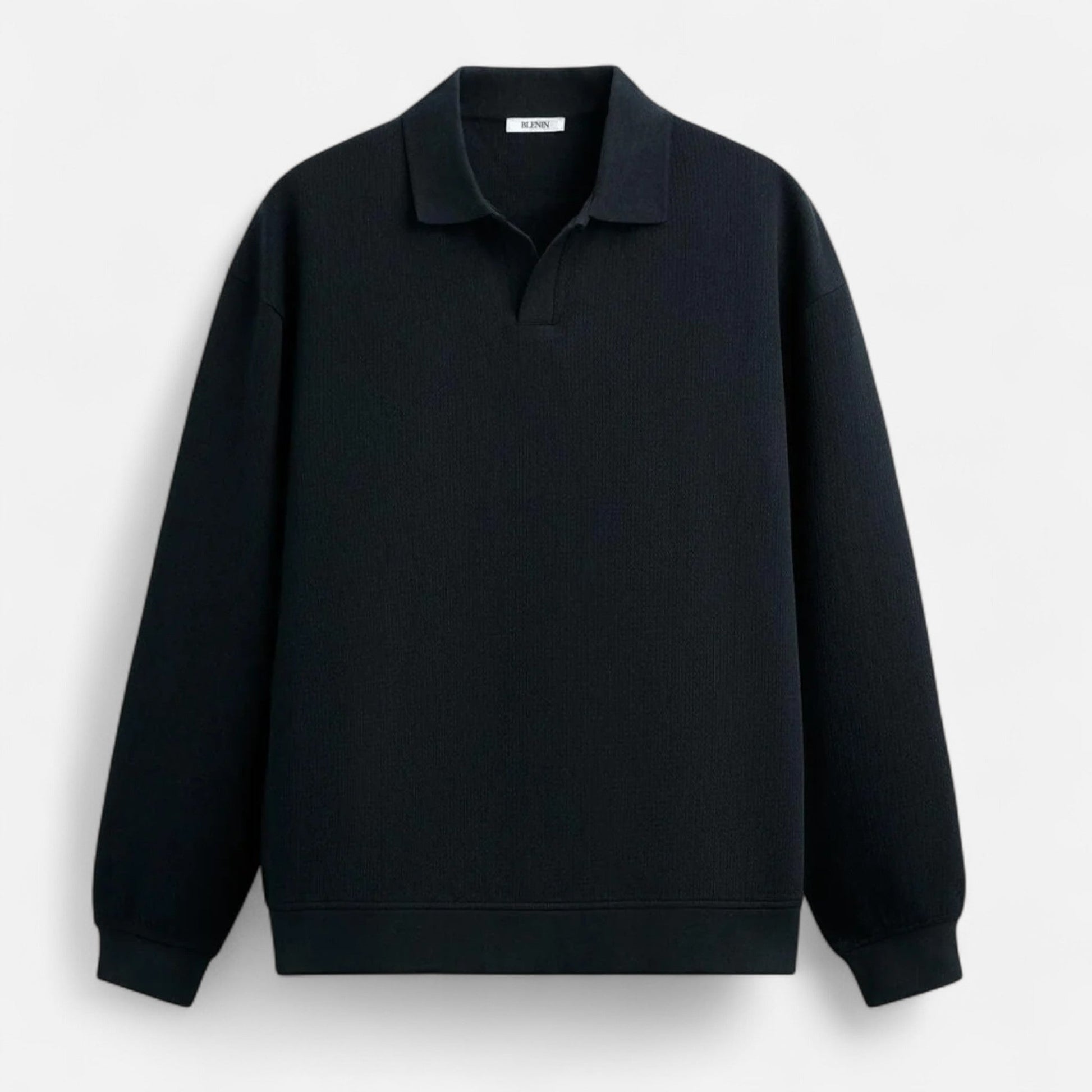 Maison Verdi | Men's Long Sleeve Polo Heritage Style