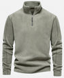 Maison Verdi | Men's Fleece Zip-Up Sweater Autumn-Winter