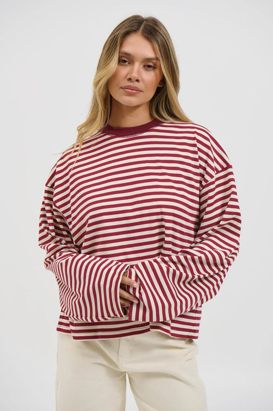 Maya striped long sleeve
