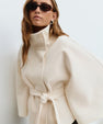 Jacket with belt