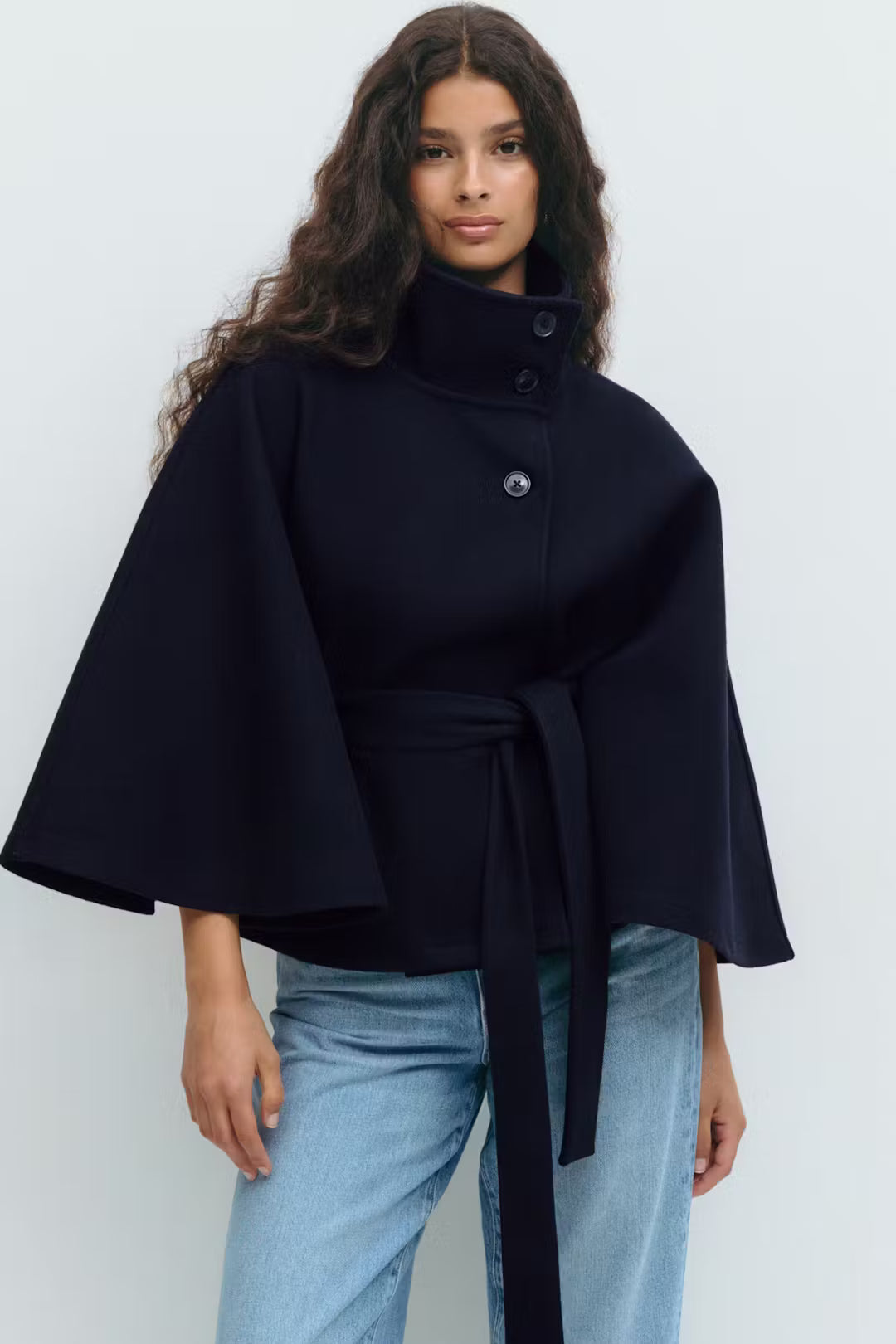 Jacket with belt