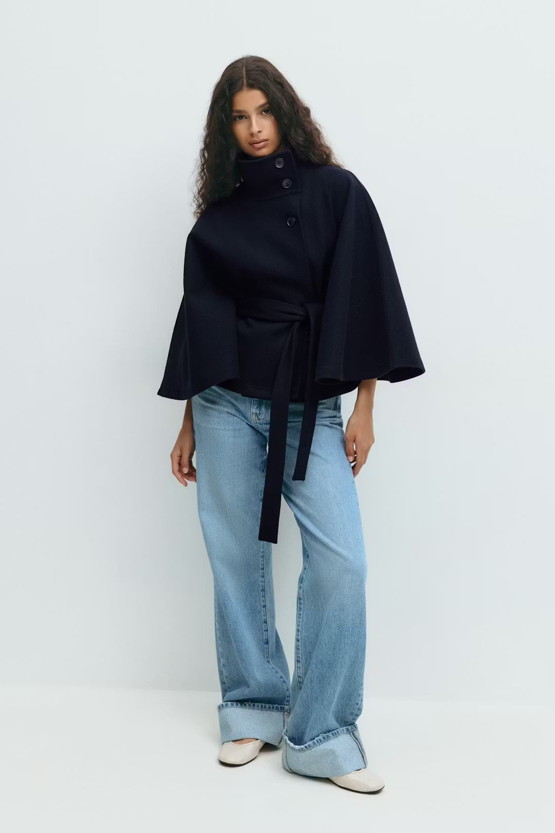 Jacket with belt