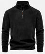 Maison Verdi | Men's Fleece Zip-Up Sweater Autumn-Winter