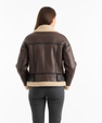Short Loose and Versatile Women's Jacket Lined with Fur