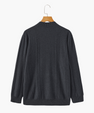 100% Cashmere Ribbed Half Zip