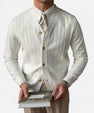 Maison Verdi| Men's V-Neck Elegant Knit Cardigan