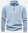 Maison Verdi | Men's Fleece Zip-Up Sweater Autumn-Winter