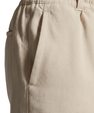 Men's straight-cut cotton sweatpants with drawstring