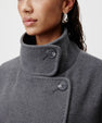 Long trench coat with belt 