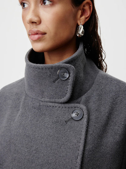 Long trench coat with belt 