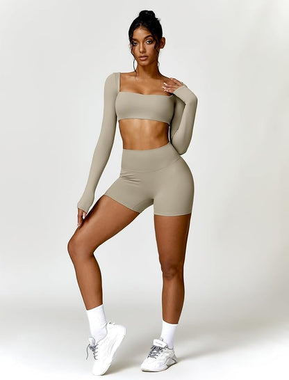  Julie Long-Sleeve Gym Top 