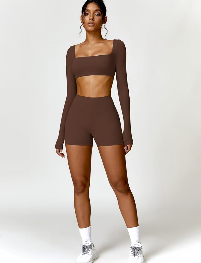  Julie Long-Sleeve Gym Top 