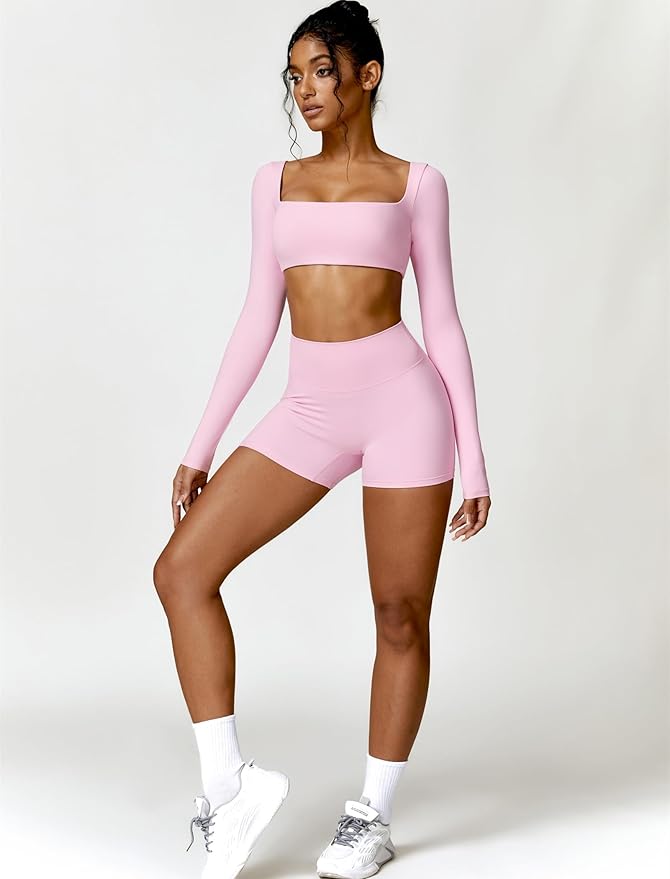  Julie Long-Sleeve Gym Top 