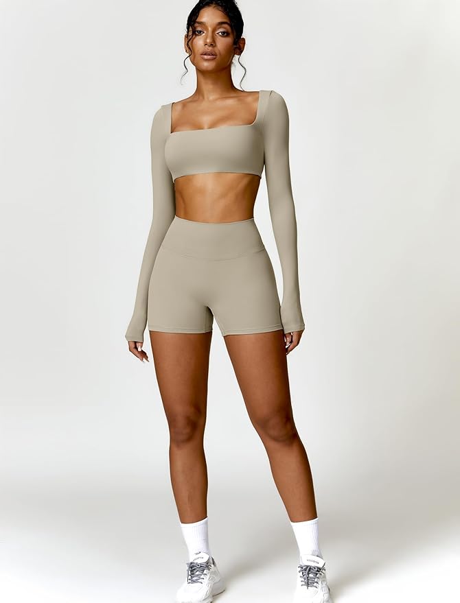  Julie Long-Sleeve Gym Top 
