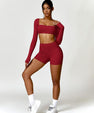  Julie Long-Sleeve Gym Top 