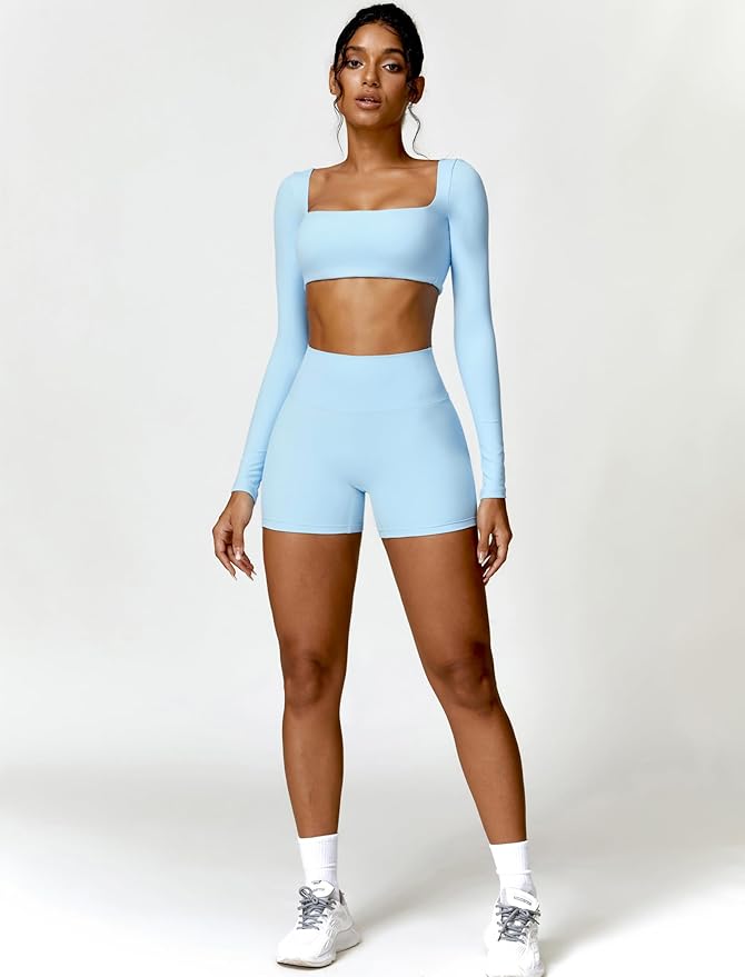  Julie Long-Sleeve Gym Top 
