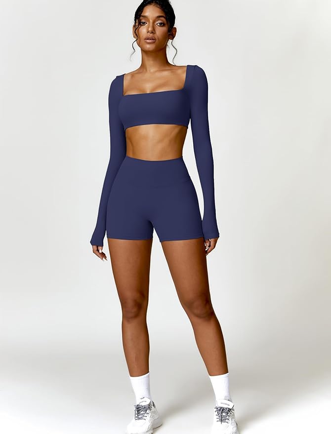  Julie Long-Sleeve Gym Top 