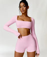  Julie Long-Sleeve Gym Top 