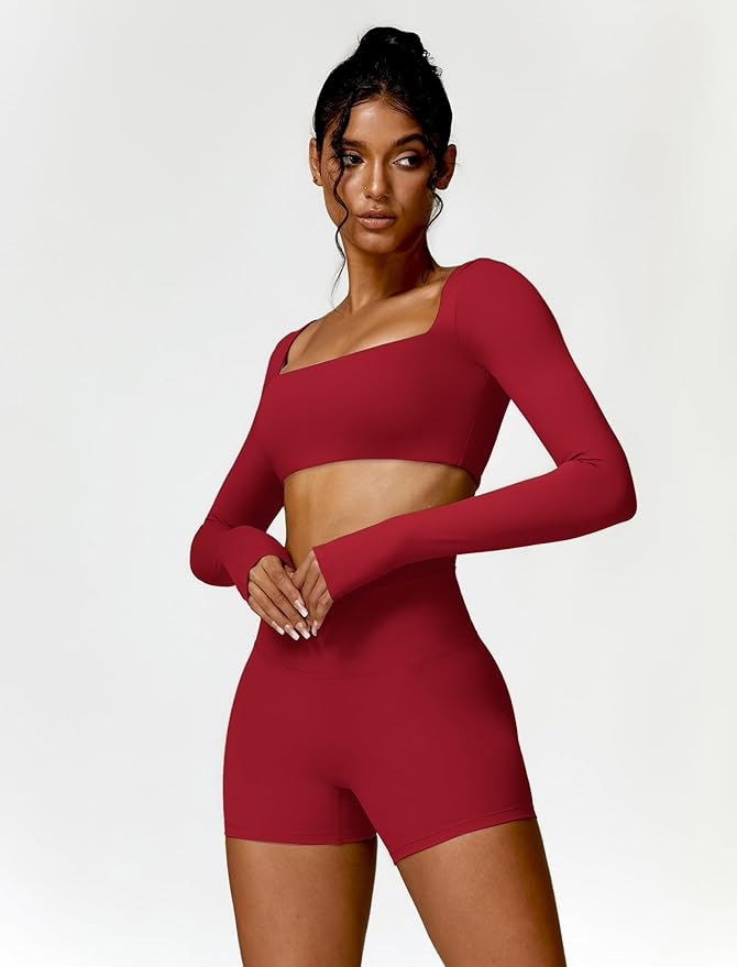  Julie Long-Sleeve Gym Top 