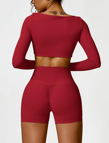  Julie Long-Sleeve Gym Top 