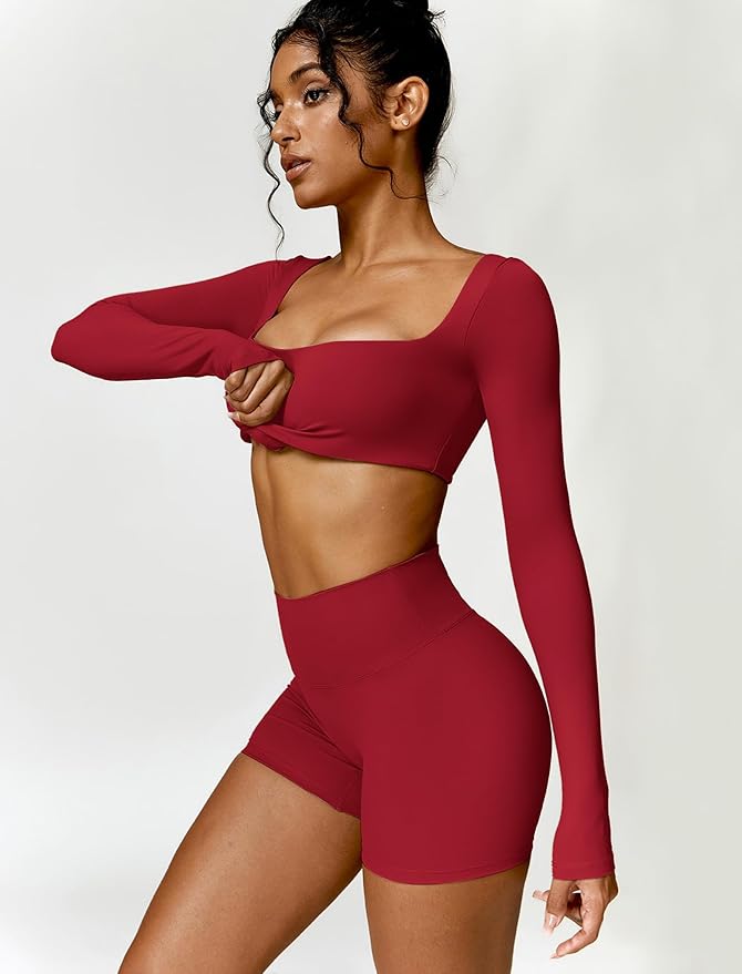  Julie Long-Sleeve Gym Top 