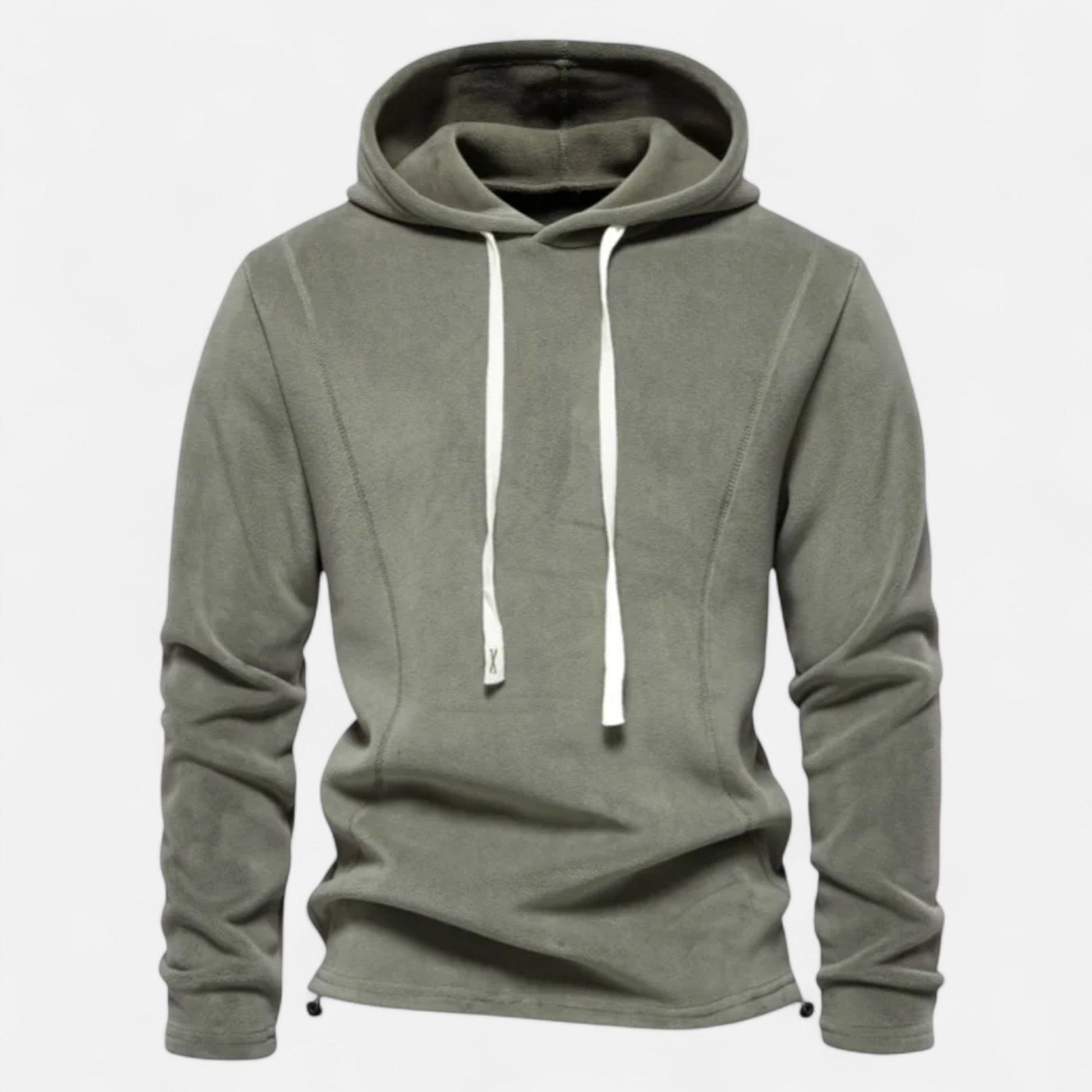 Maison Verdi | Men's Fleece Zip-Up Sweater Autumn-Winter