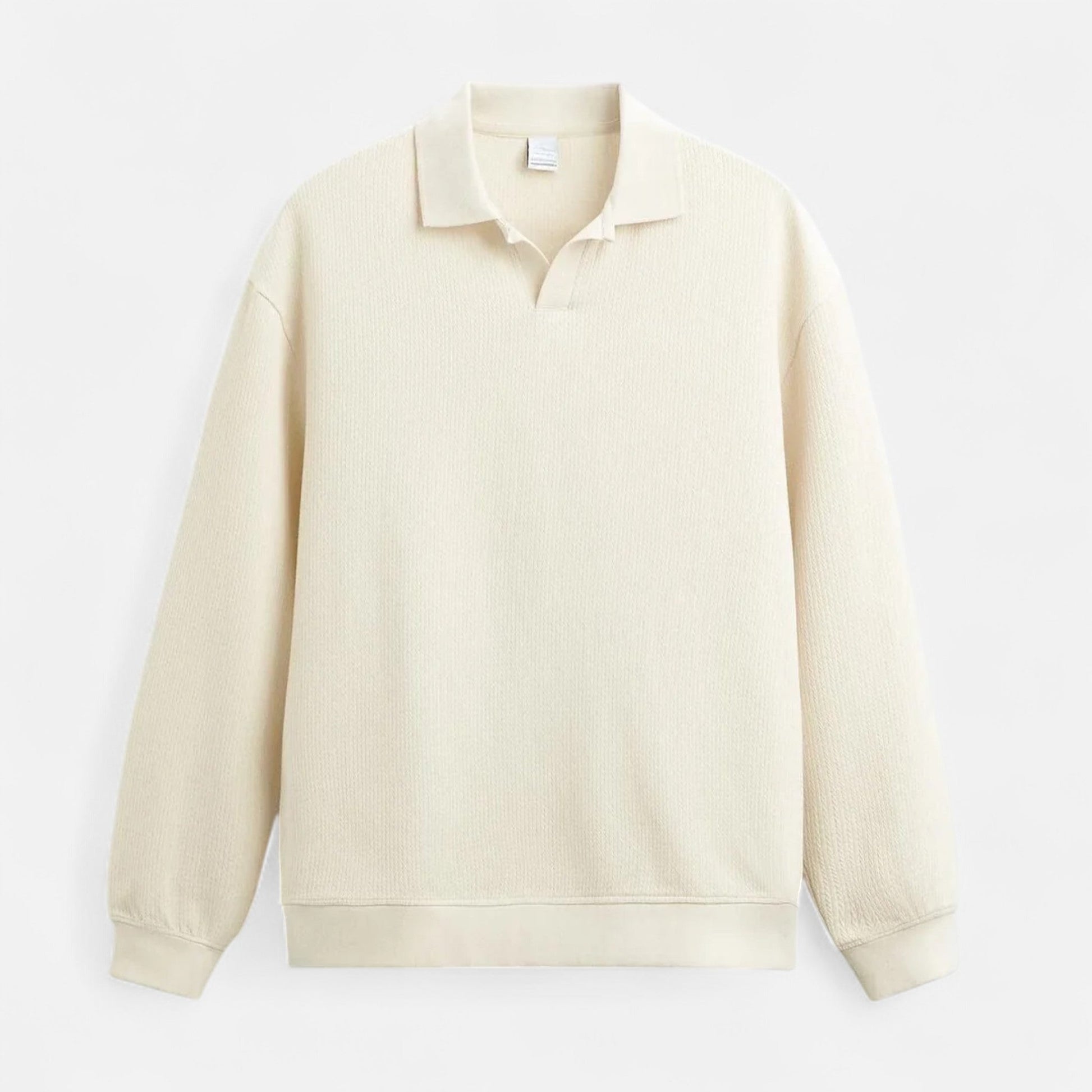 Maison Verdi | Men's Long Sleeve Polo Heritage Style