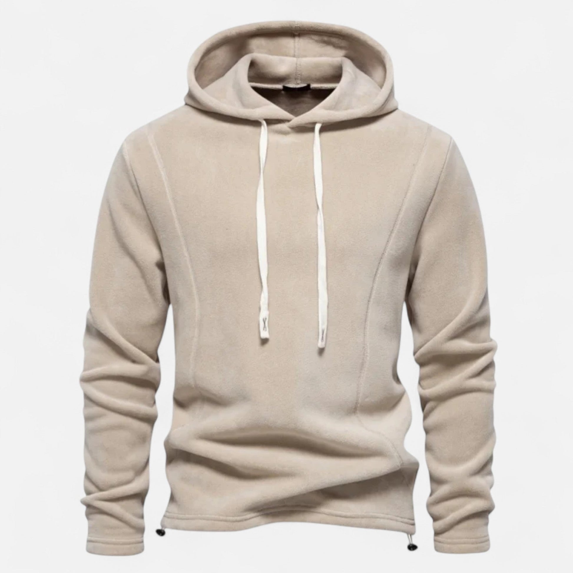 Maison Verdi | Men's Fleece Zip-Up Sweater Autumn-Winter