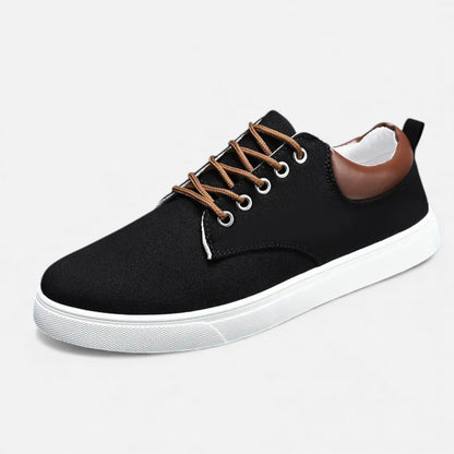 Maison Verdi | Classic Canvas Sneakers – Vulcanized Lace-up Shoes