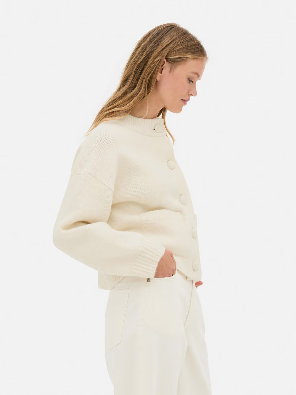 Arvielle Buttoned Knit Cardigan