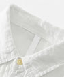 Maison Verdi | Men's Linen Shirt Square Collar