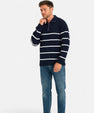 Maison Verdi | Men's Retro Half-Zip Sweater