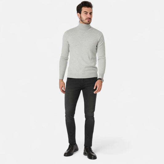Maison Verdi | Men's Turtleneck Sweater in Wool