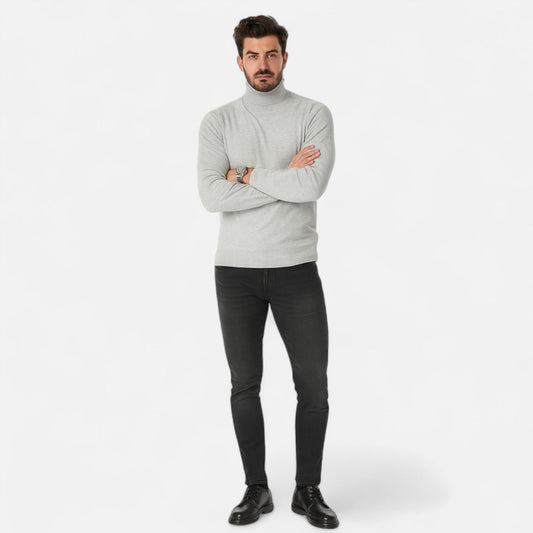 Maison Verdi | Men's Turtleneck Sweater in Wool