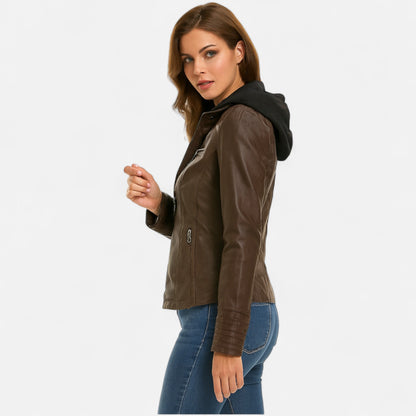 Women's Leather Jacket – Timeless Elegance, Refined Touch