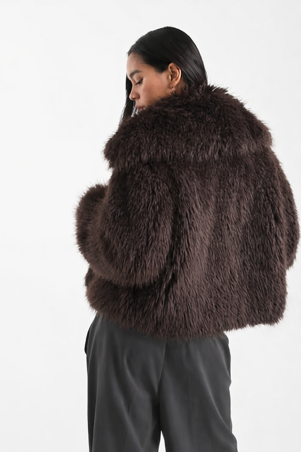 Short fur jacket