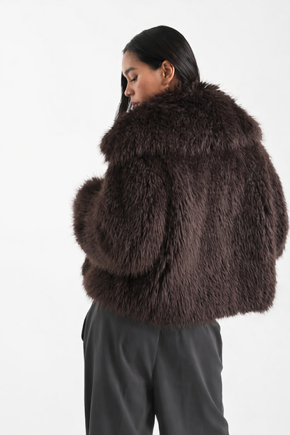 Short fur jacket