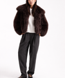 Short fur jacket
