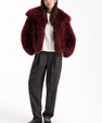 Short fur jacket