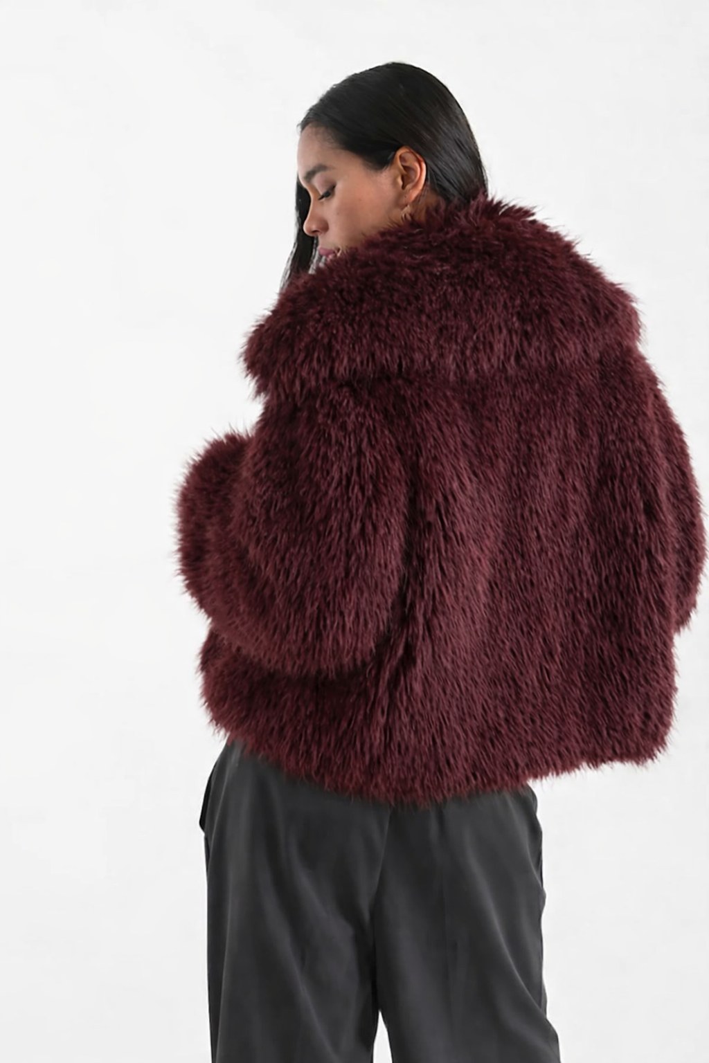 Short fur jacket